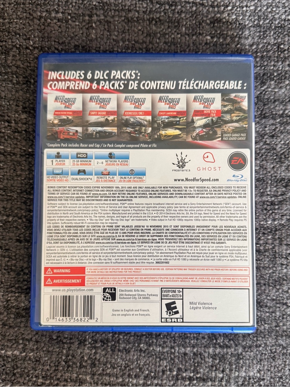 Need For Speed Rivals Complete Edition Sony PS4 Game Playstation 4 - Picture 2 of 3